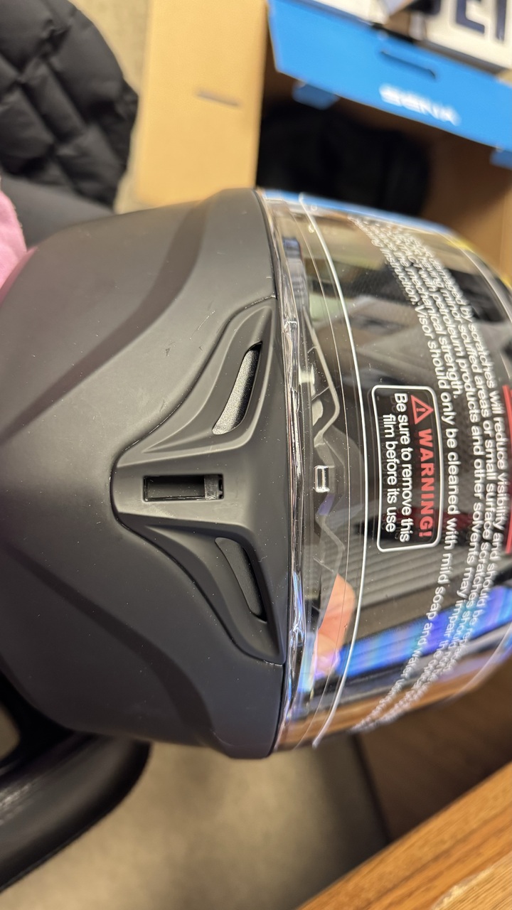 SENA OUTRUSH R MATTE BLACK BLUETOOTH MOTORCYCLE HELMET (XL) - DISPLAY MODEL