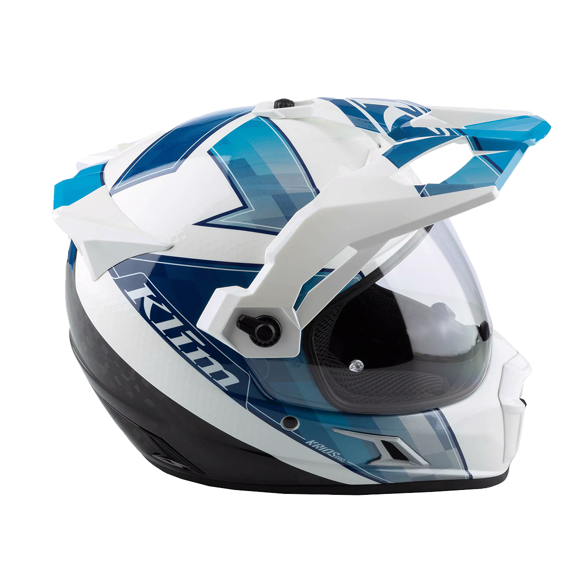 Klim Krios Pro Helmet (ECE/DOT) - Spectrum White / Blue