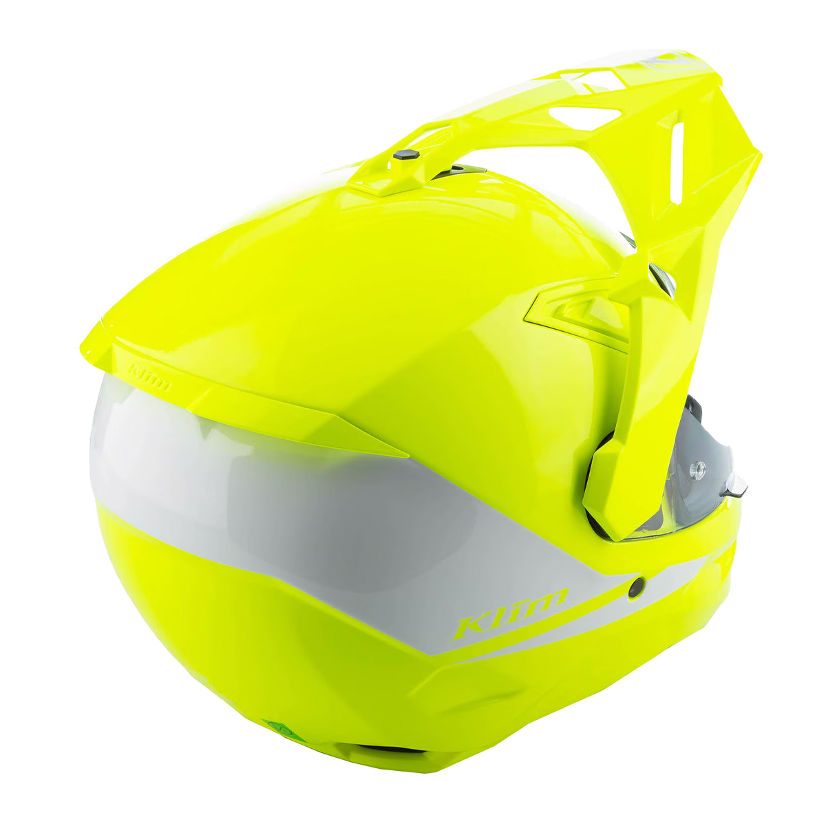 Klim X1 Alpha Helmet (ECE/DOT) - Gloss Hi-Vis / White
