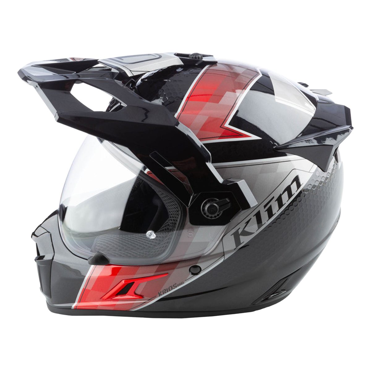 Klim Krios Pro Helmet (CCC/DOT) - Spectrum Black / Fiery Red [Non-Current]