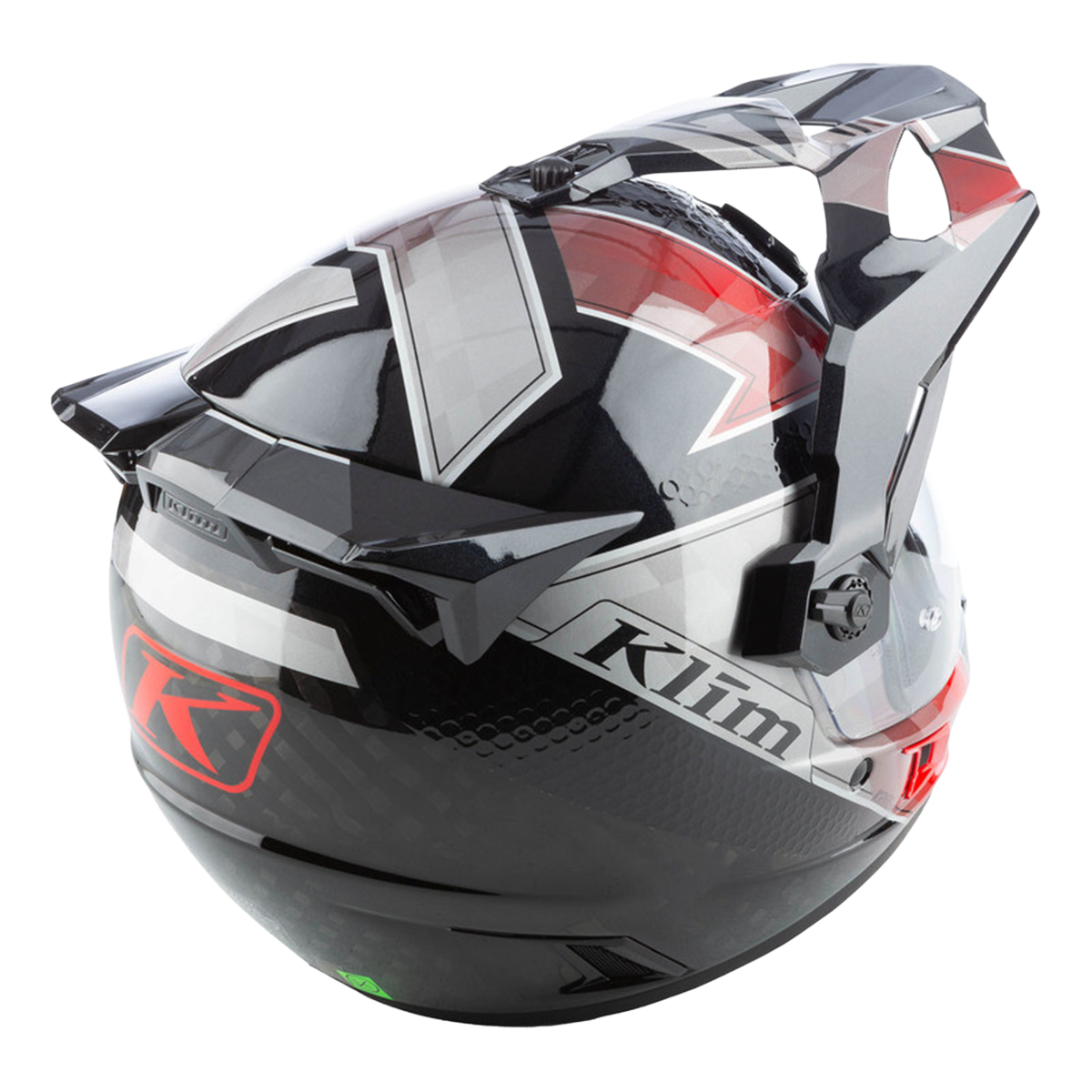Klim Krios Pro Helmet (CCC/DOT) - Spectrum Black / Fiery Red [Non-Current]