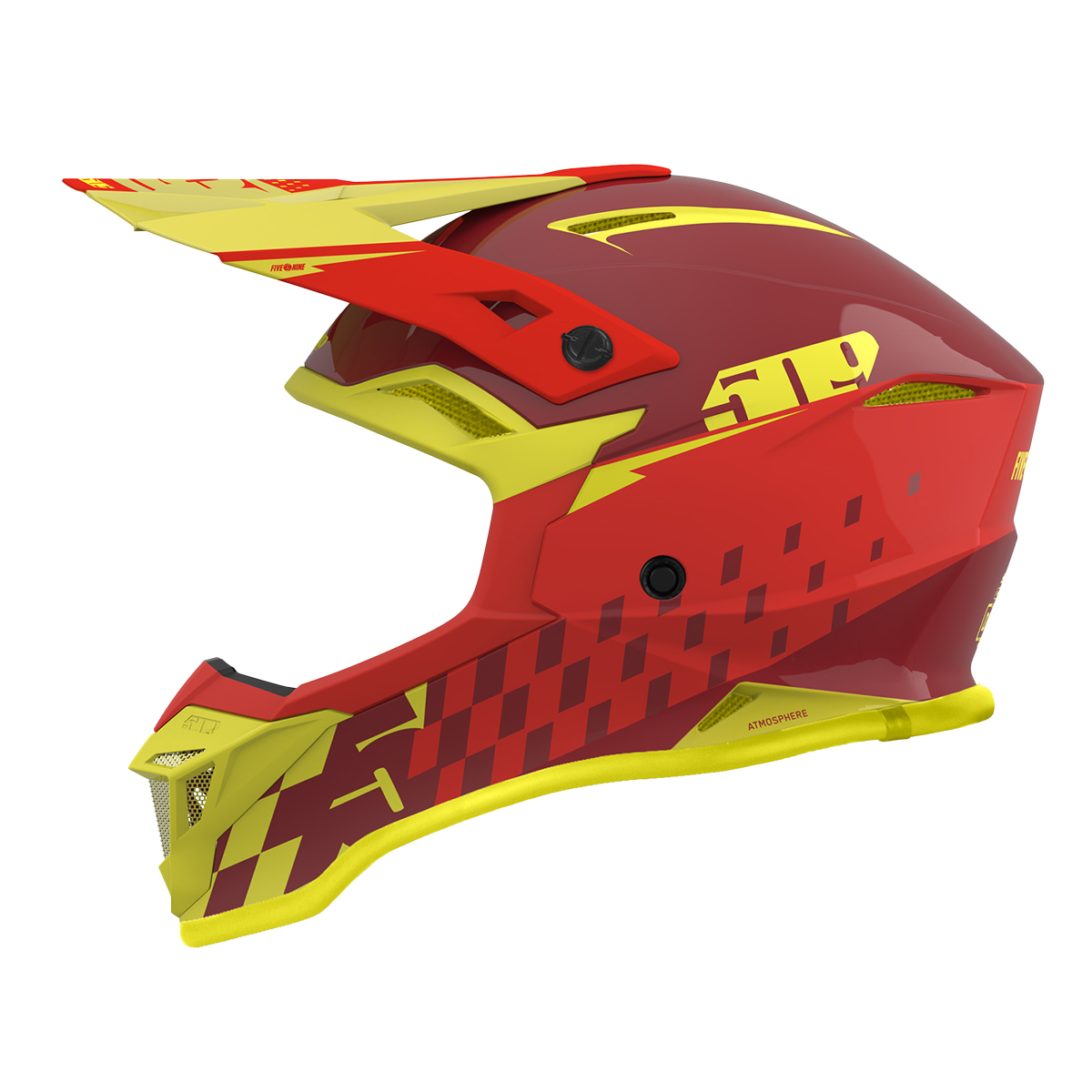 509 Atmosphere Offroad Helmet - Roosta Red