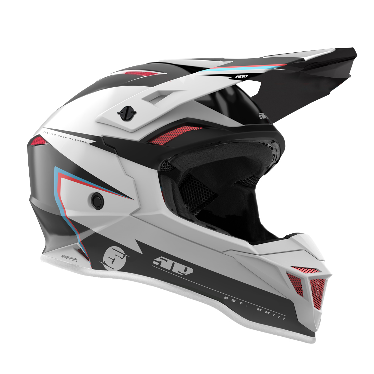 Norokun 509 Atmosphere Offroad Helmet - Sci-Fi Coral | SnowBigDeal