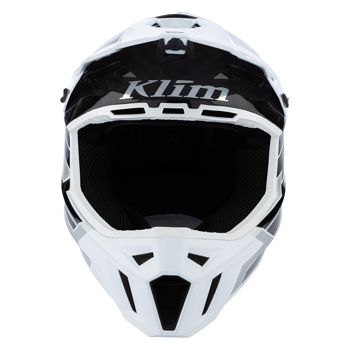 Klim F3 Carbon Pro Helmet (ECE) - Diamondback White