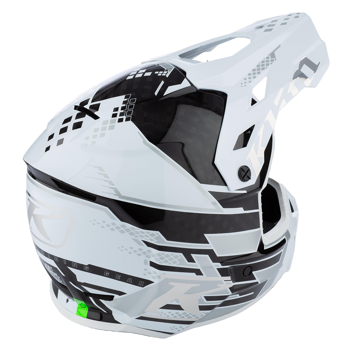 Klim F3 Carbon Pro Helmet (ECE) - Diamondback White | SnowBigDeal