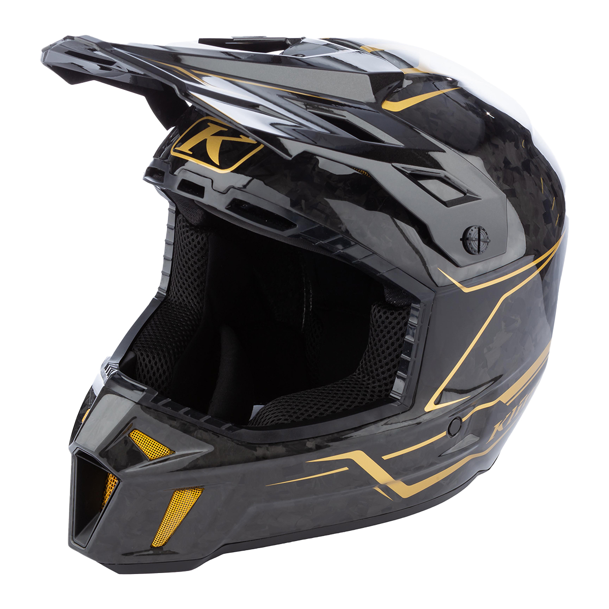 Klim F3 Carbon Pro Helmet (ECE) - Forged Gold Vein
