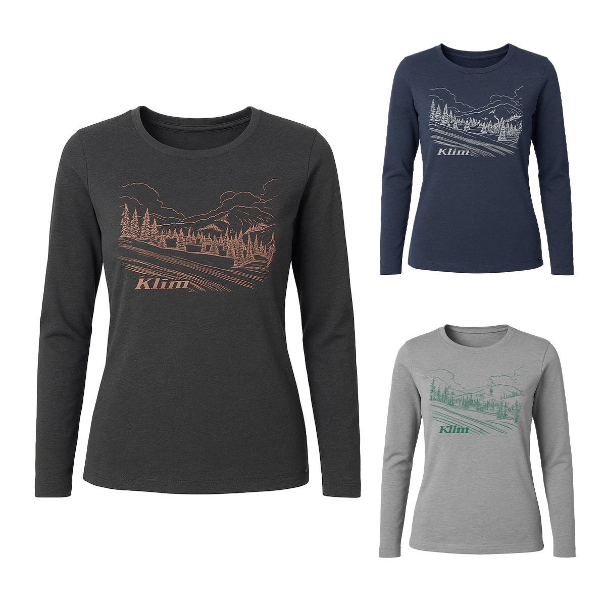 Klim Women's Haven Tri-Blend LS T-Shirt
