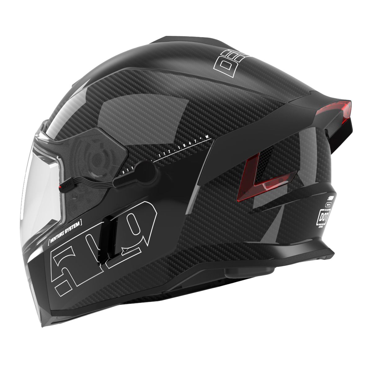 509 Delta V Carbon Ignite Helmet (XL Shell) - Legacy