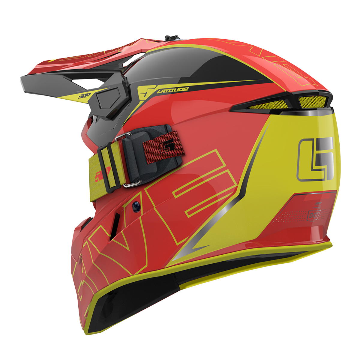 509 Youth Latitude Ignite Helmet System - Red-Vis