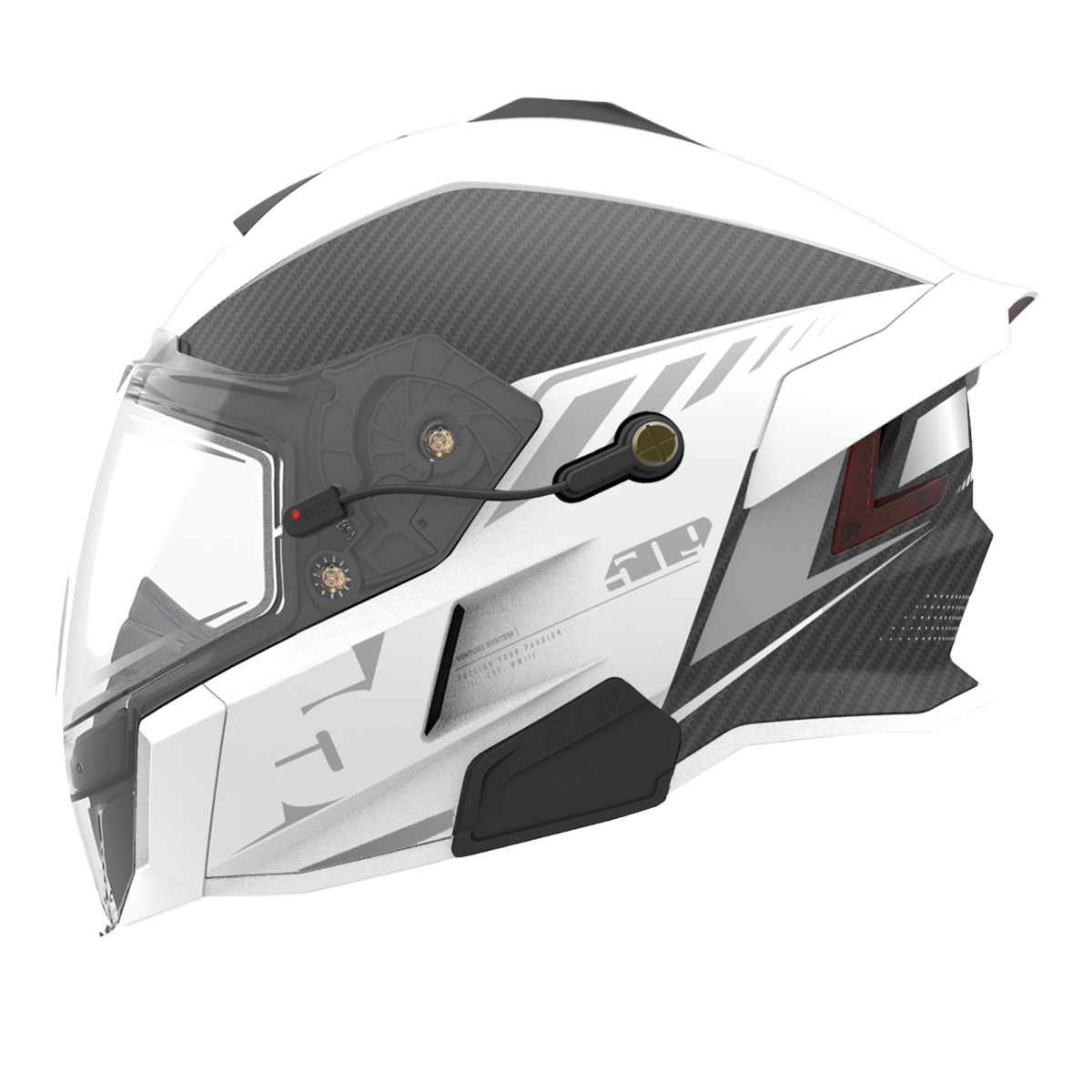 509 Delta V Carbon Commander Helmet (XL Shell) - Orange