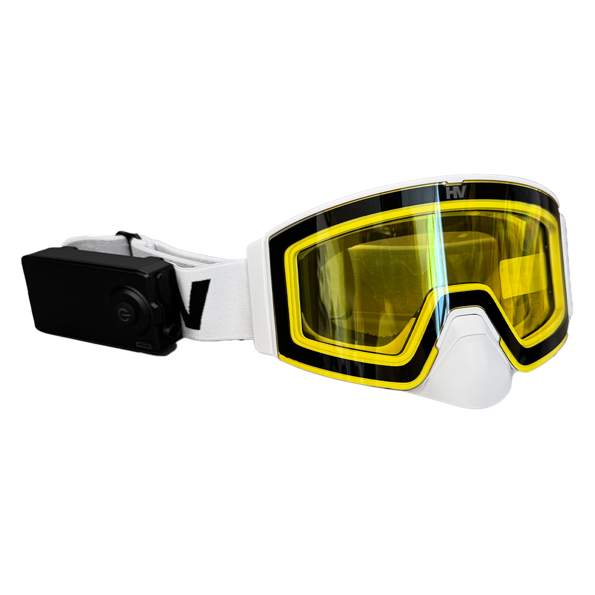 HeatVue HeatWave Heated Goggle - White (Yellow Tint)