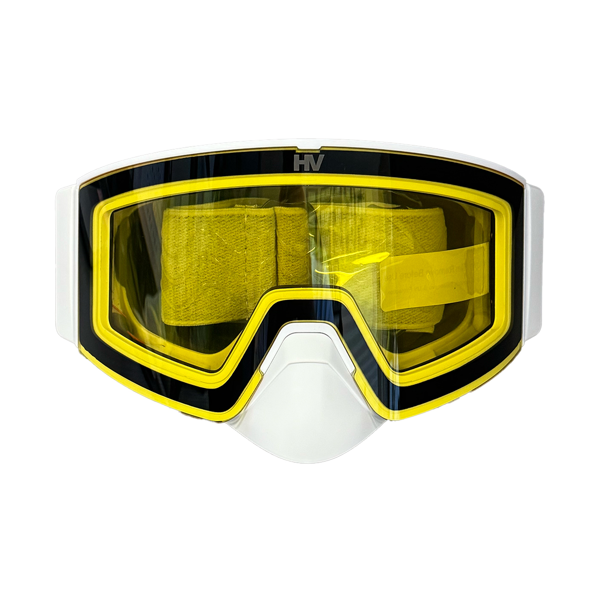 HeatVue HeatWave Heated Goggle - White (Yellow Tint)