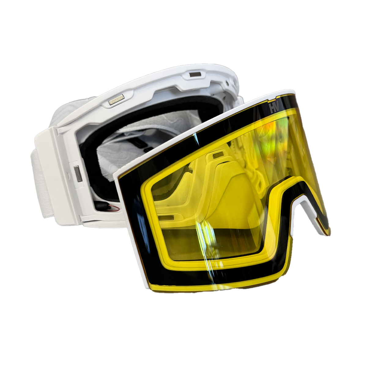 HeatVue HeatWave Heated Goggle - White (Yellow Tint)