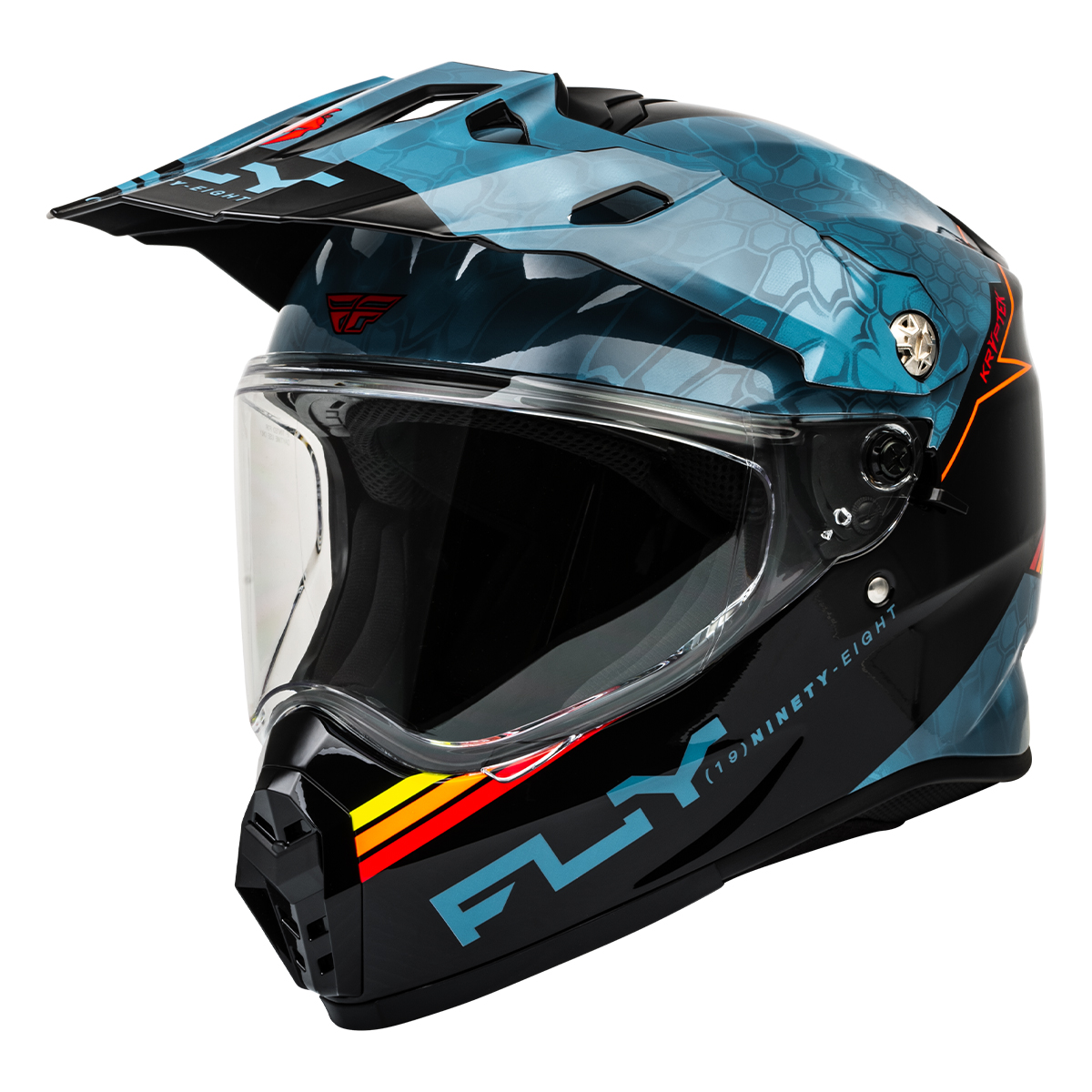 FLY Racing Trekker Kryptek Conceal Helmet - Slate / Black / Red