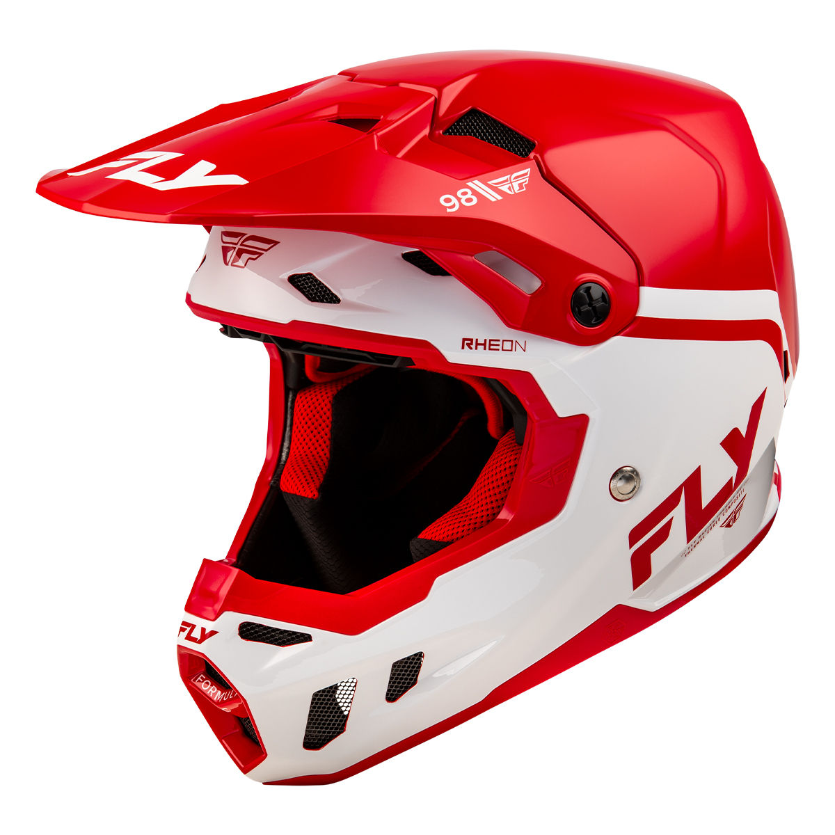 FLY Racing Formula CC Objective Helmet - Red / White