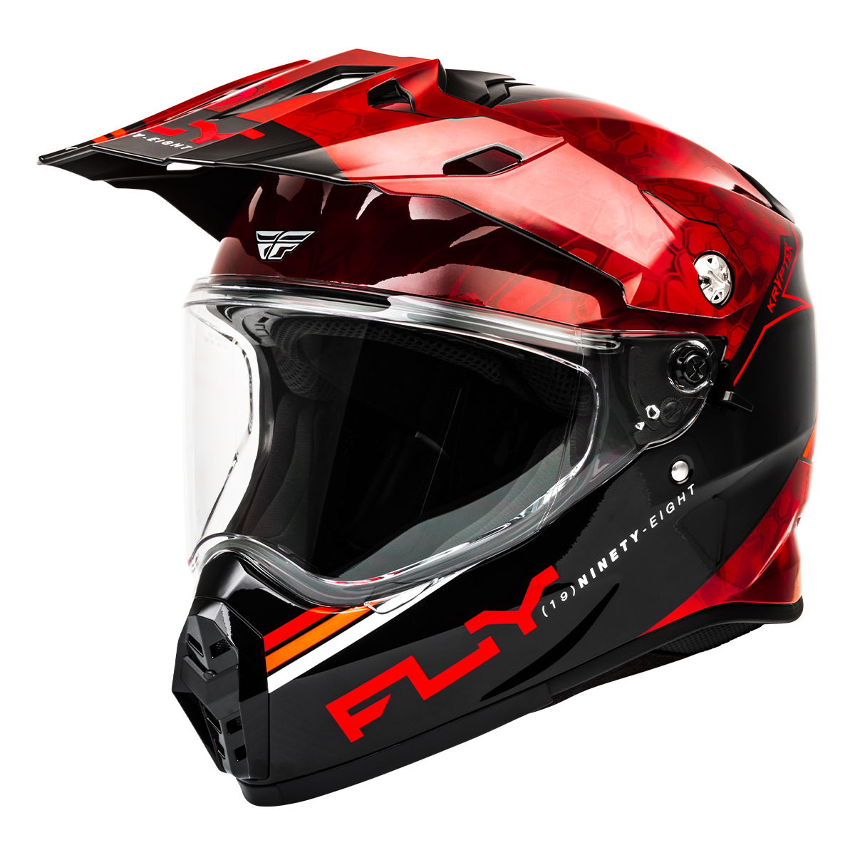 FLY Racing Trekker Kryptek Conceal Helmet - Red / Black