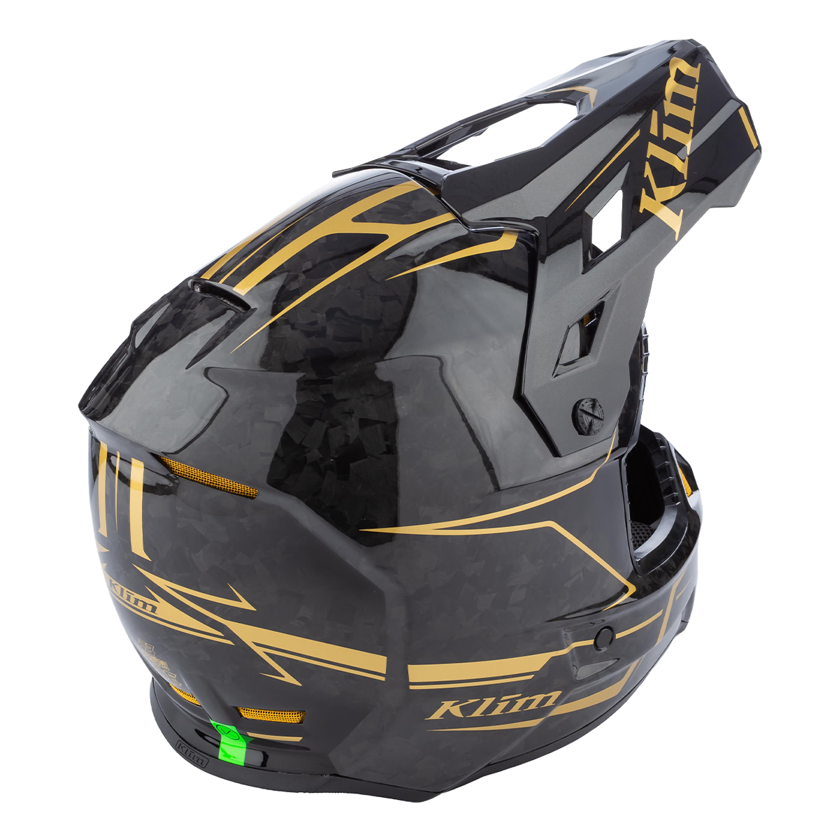 Klim F3 Carbon Pro Helmet (ECE) - Forged Gold Vein [Sample]