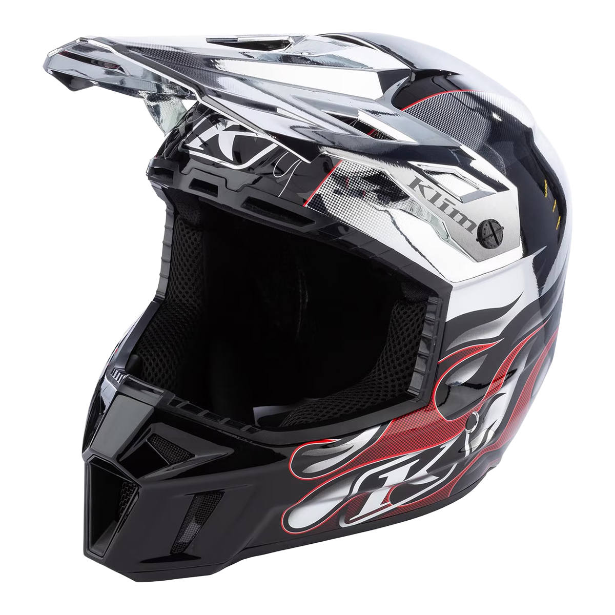 Klim F3 Carbon Helmet (ECE) - Scorched Chrome [Sample]