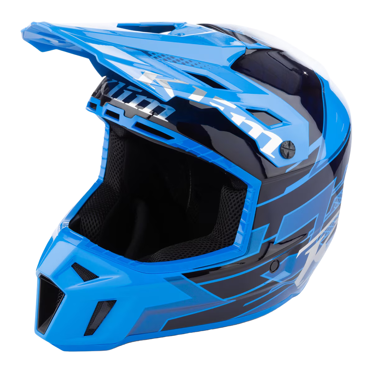 Klim F3 Carbon Pro Helmet (ECE) - Diamondback Electric Blue Klim F3 Carbon Pro Helmet (ECE) - Diamondback Electric Blue
