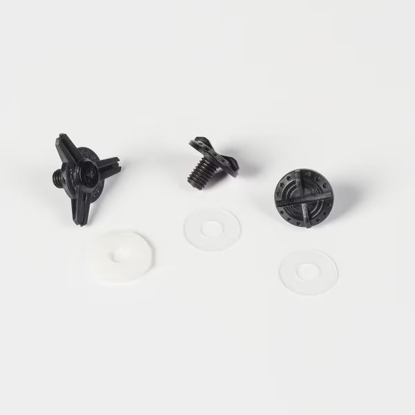 F3 Center and Peak Side Screws with Washers Black