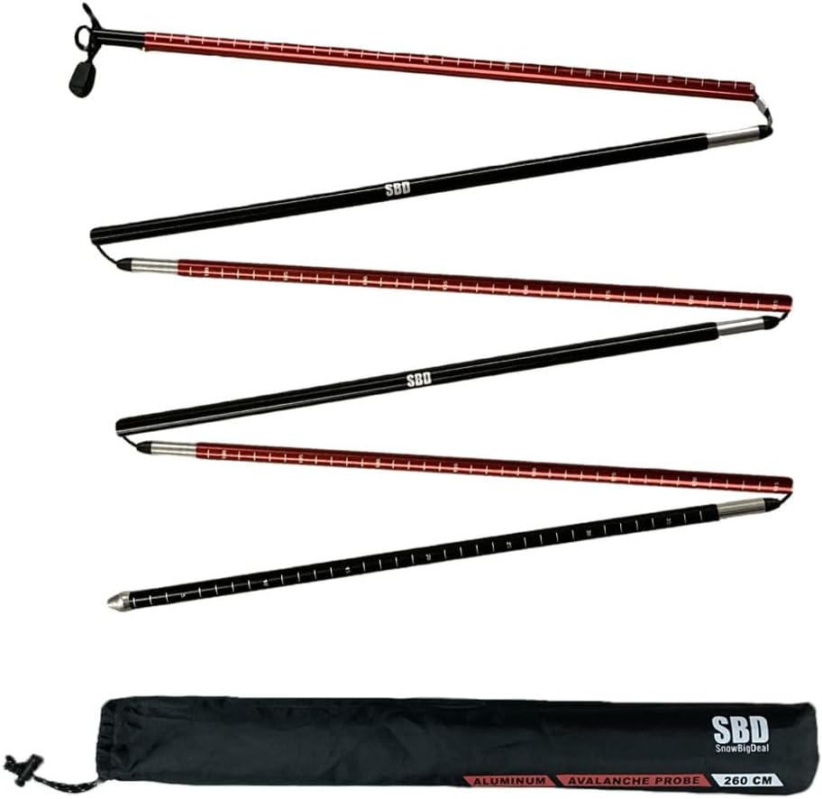 SnowBigDeal Avalanche Rescue Kit (Tracker S, Shovel w/Saw. 260cm Probe)