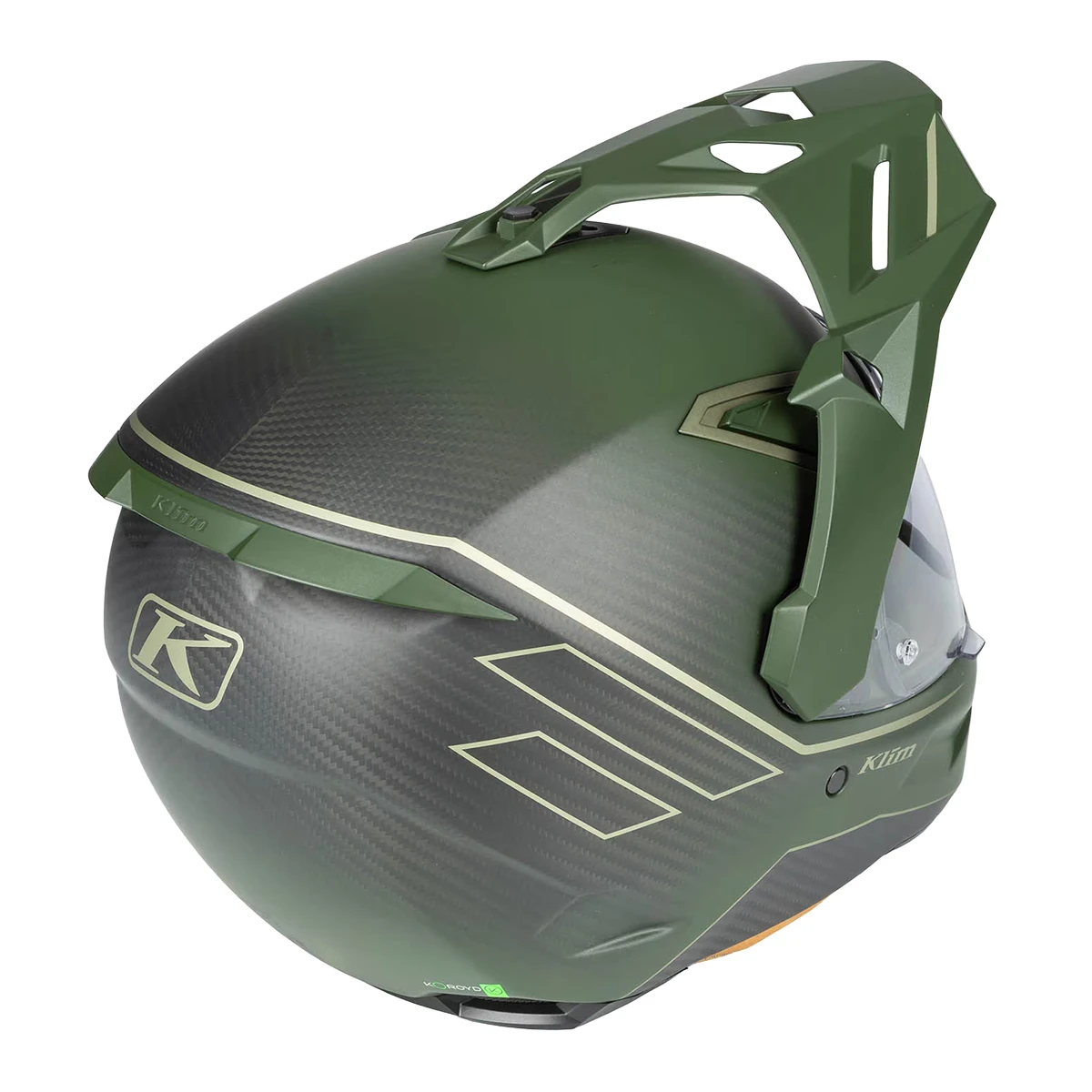 Klim X1 Alpha Helmet (ECE/DOT) - Quanta Matte Rifle Green / Oil Green
