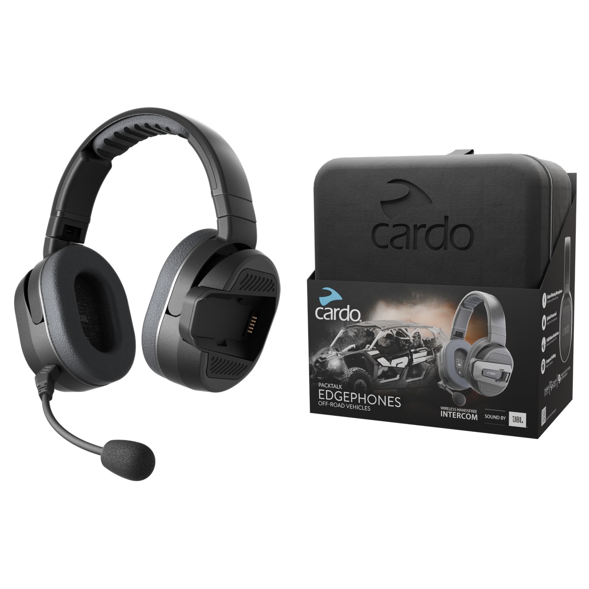 Cardo Packtalk Edgephones Bluetooth Headset