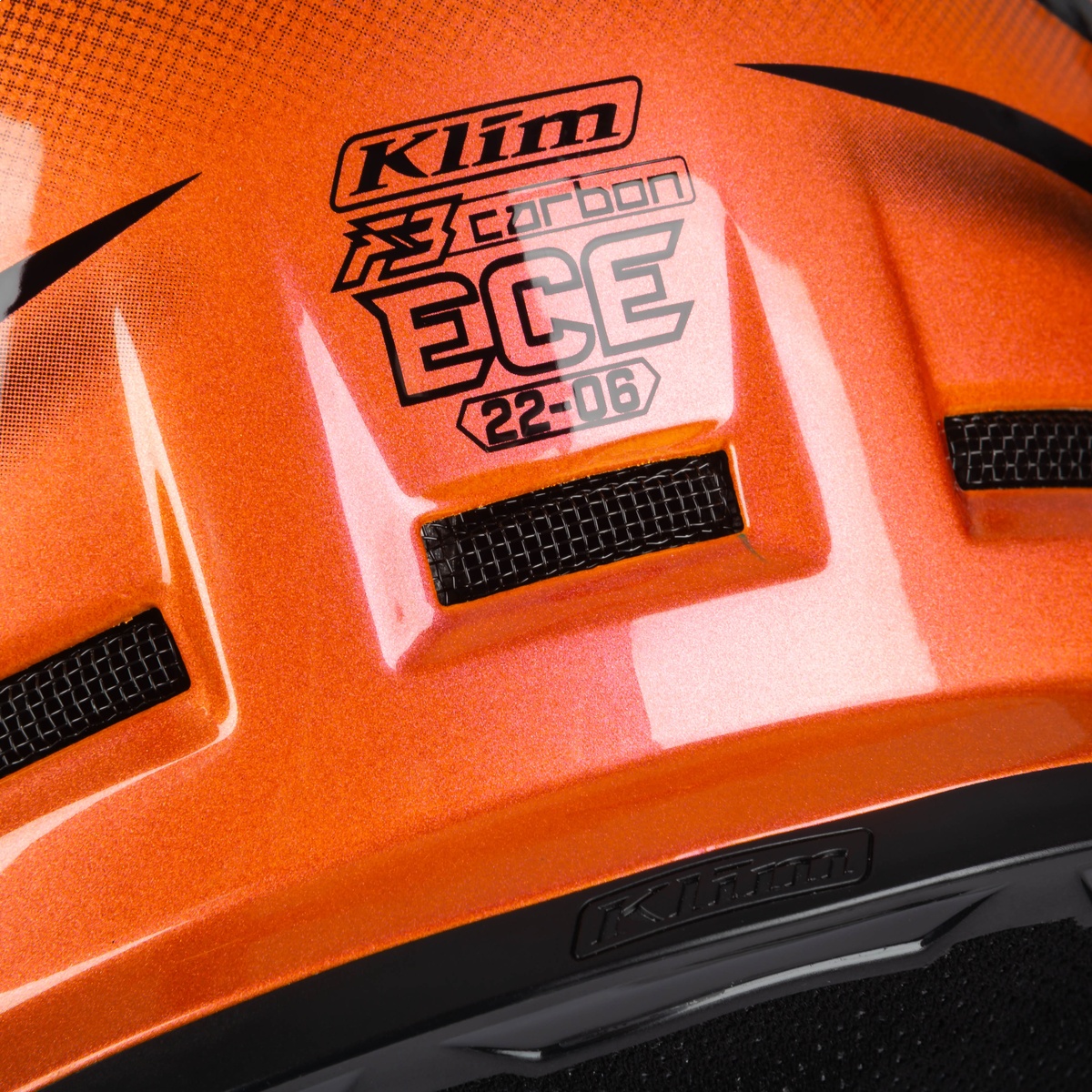 Klim F3 Carbon Helmet (ECE) - Scorched Sunrise