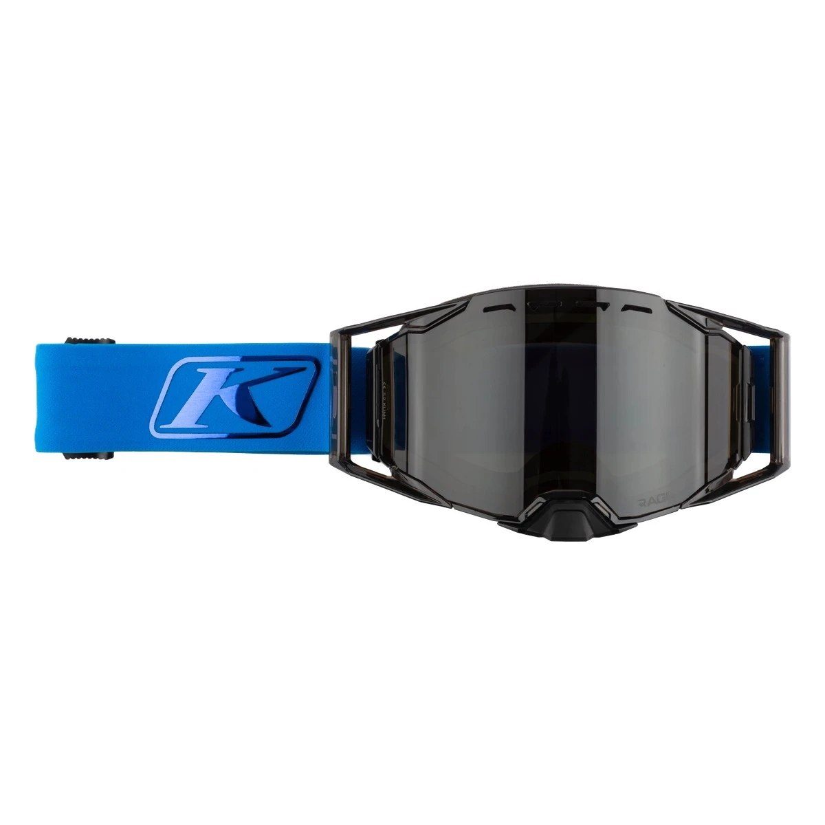 Klim Rage Goggle - Electric Blue Lemonade (Comfort Black Smoke)