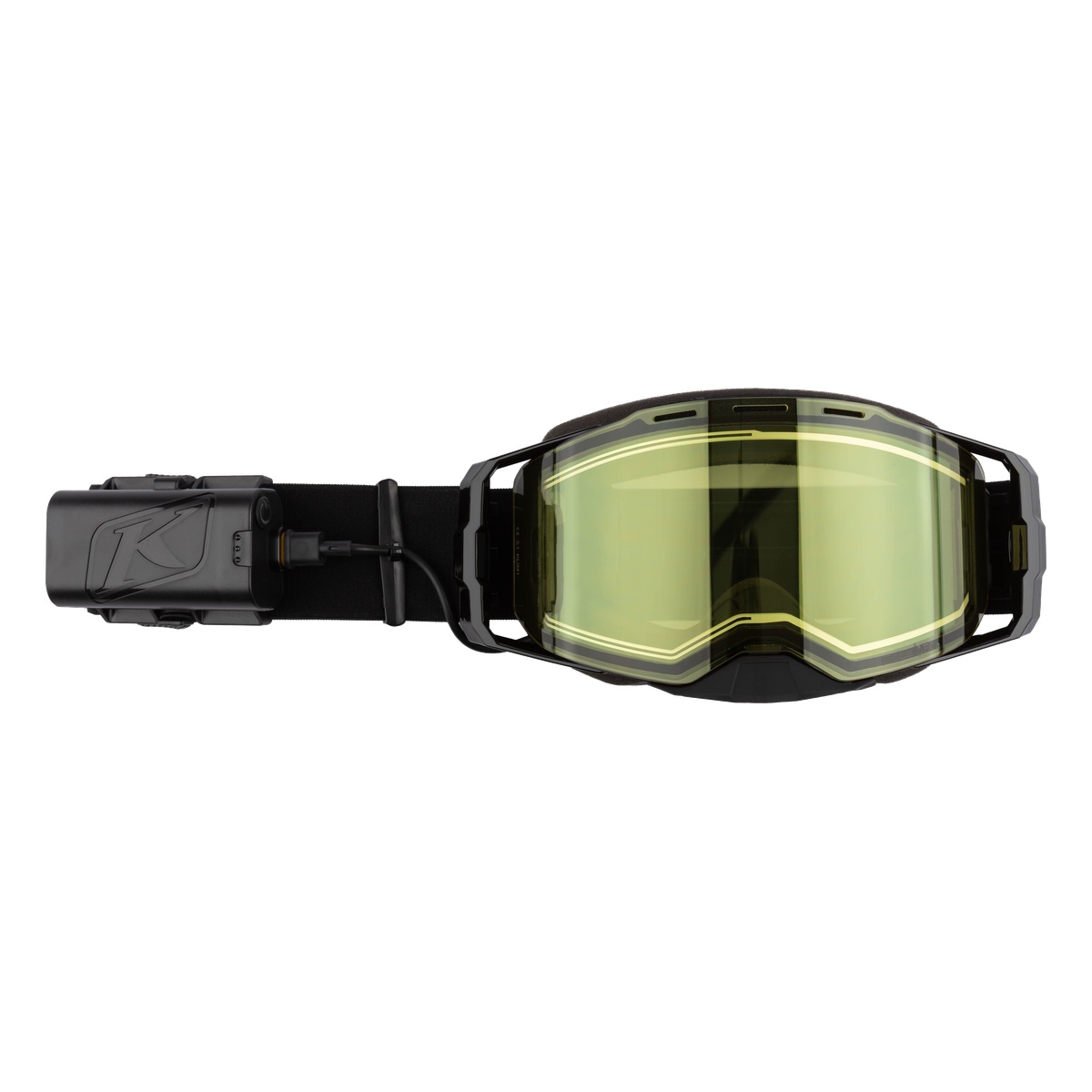 Klim Edge eFire Goggle - Slope Black (Light Yellow Tint) | SnowBigDeal