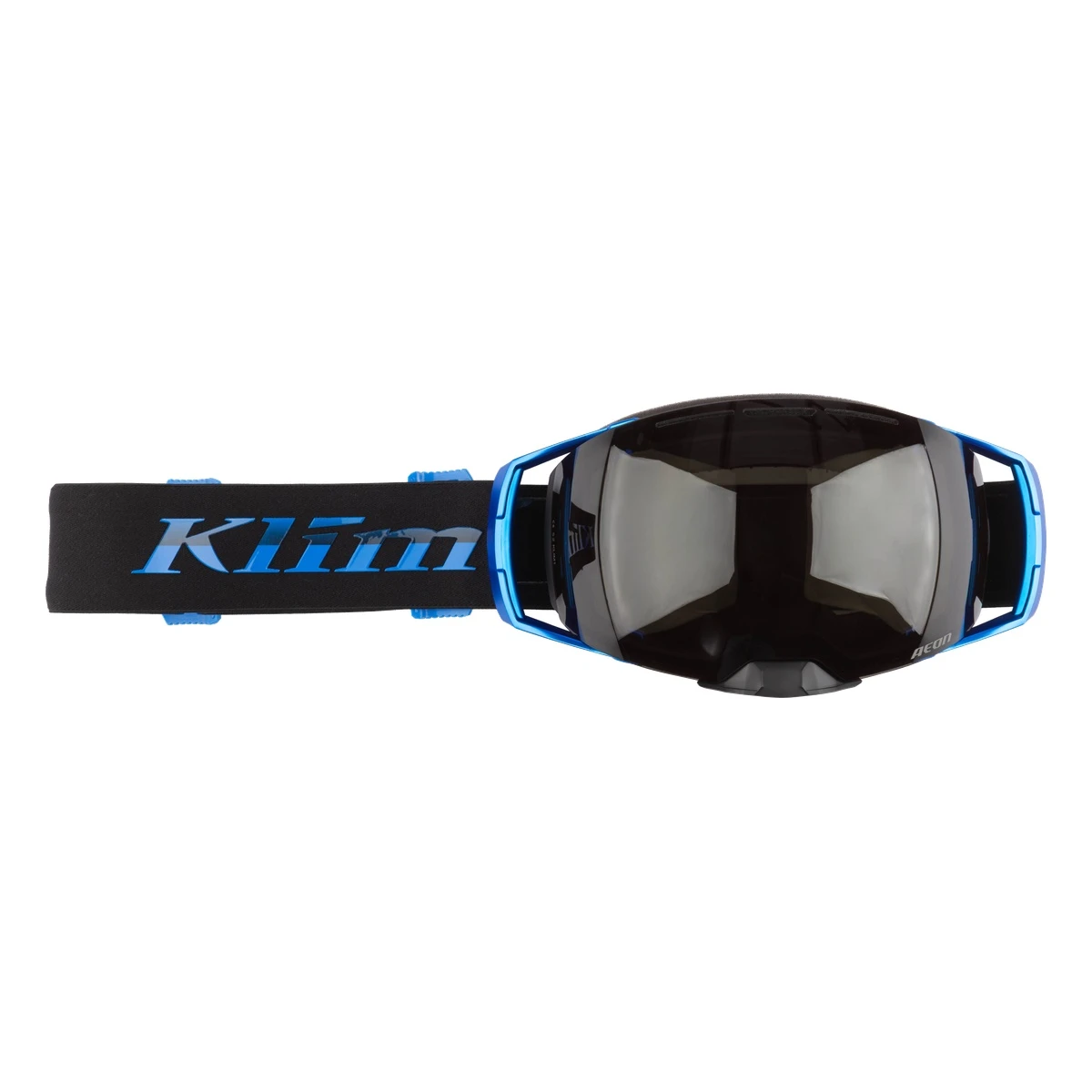 Klim Aeon Goggle - Black / Electric Blue Lemonade (Comfort Black Smoke)