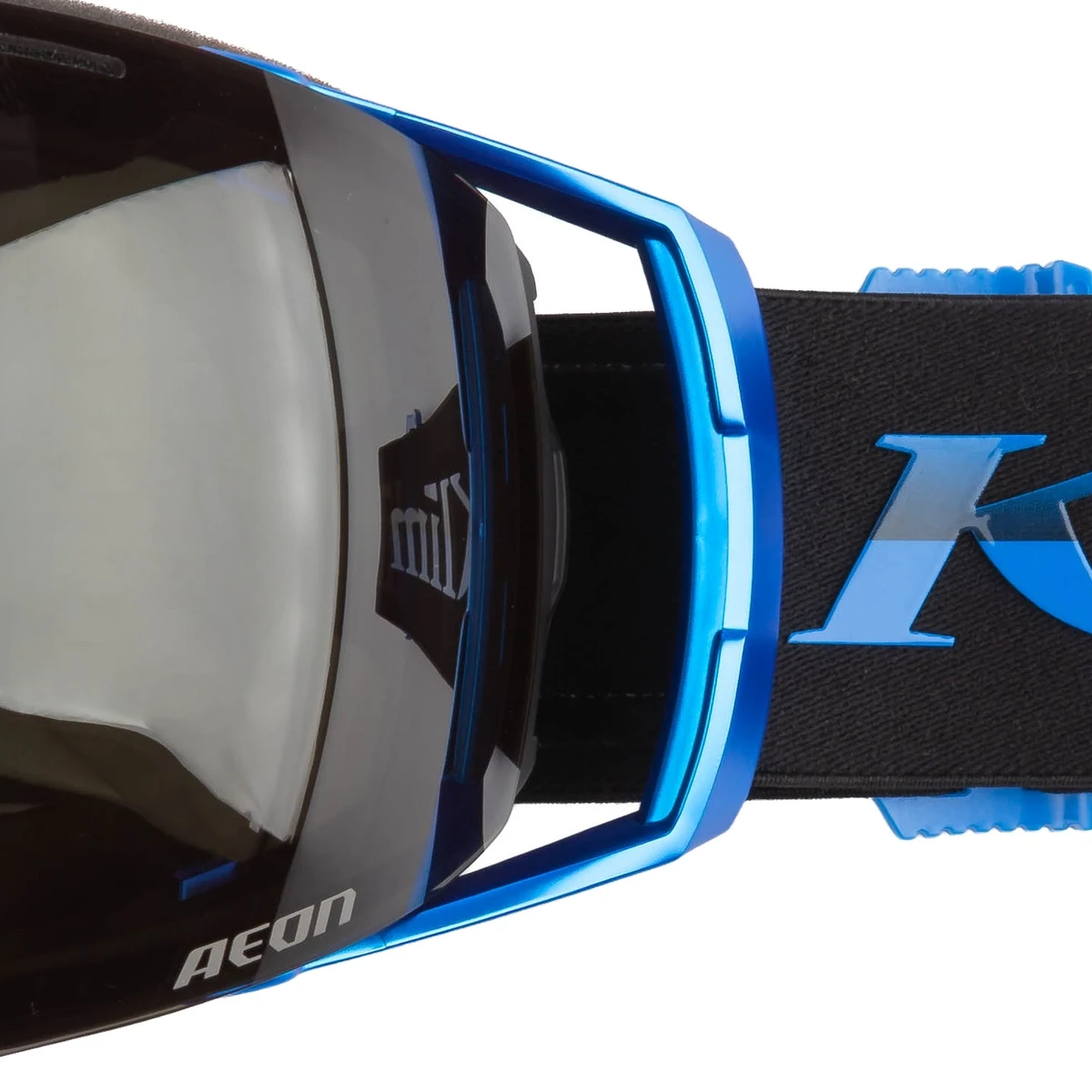 Klim Aeon Goggle - Black / Electric Blue Lemonade (Comfort Black Smoke)