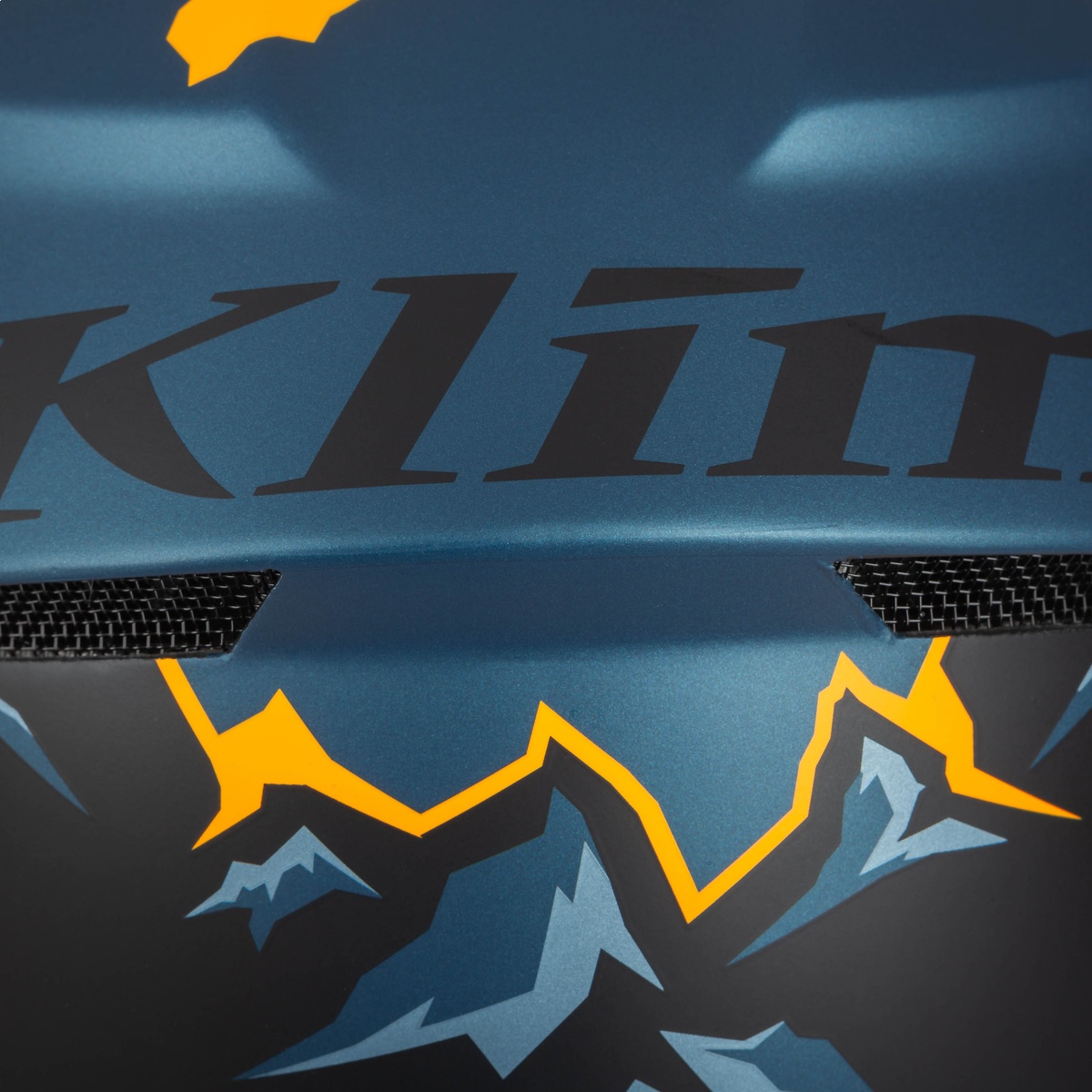Klim F3 Carbon Helmet (ECE) - DNA Sunrise / Petrol