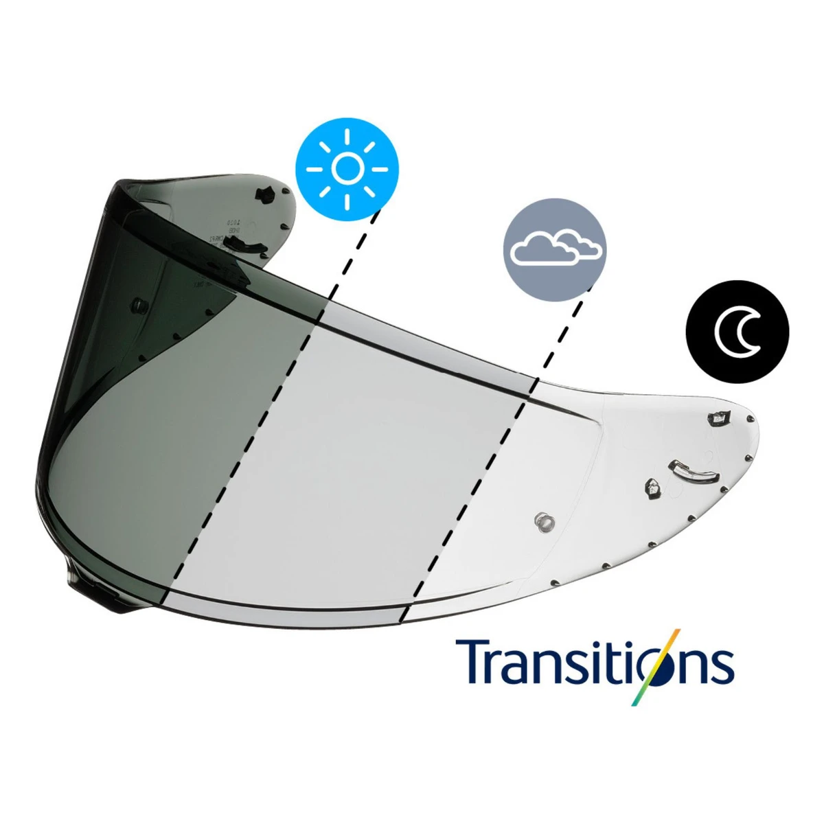 Shoei CWR-F2 Photochromic Helmet Shield