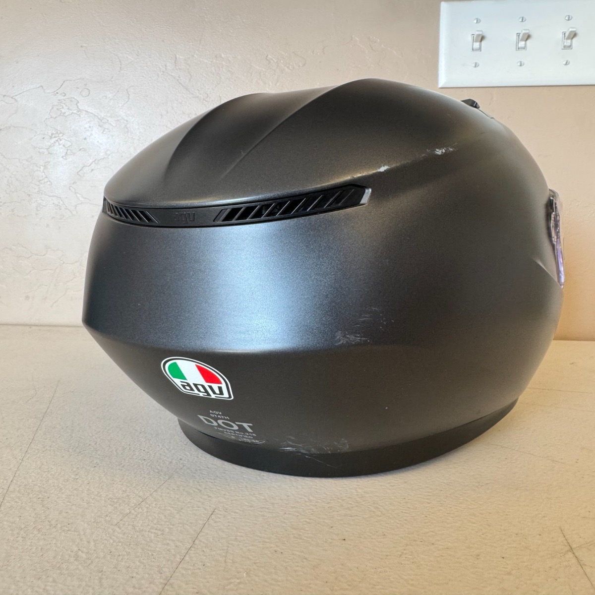 AGV K3 Helmet - Matte Black - Small - USED
