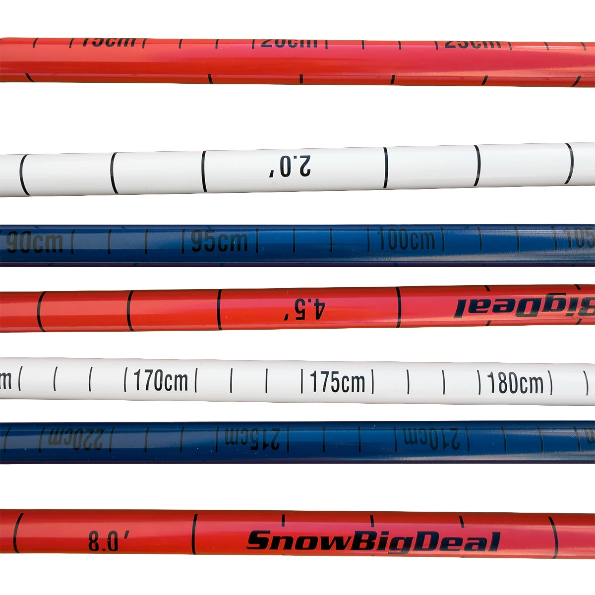 SnowBigDeal American Patriot Dual-Scale Avalanche Probe - 10ft/305cm
