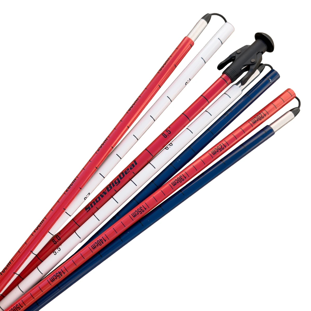 SnowBigDeal American Patriot Dual-Scale Avalanche Probe - 10ft/305cm