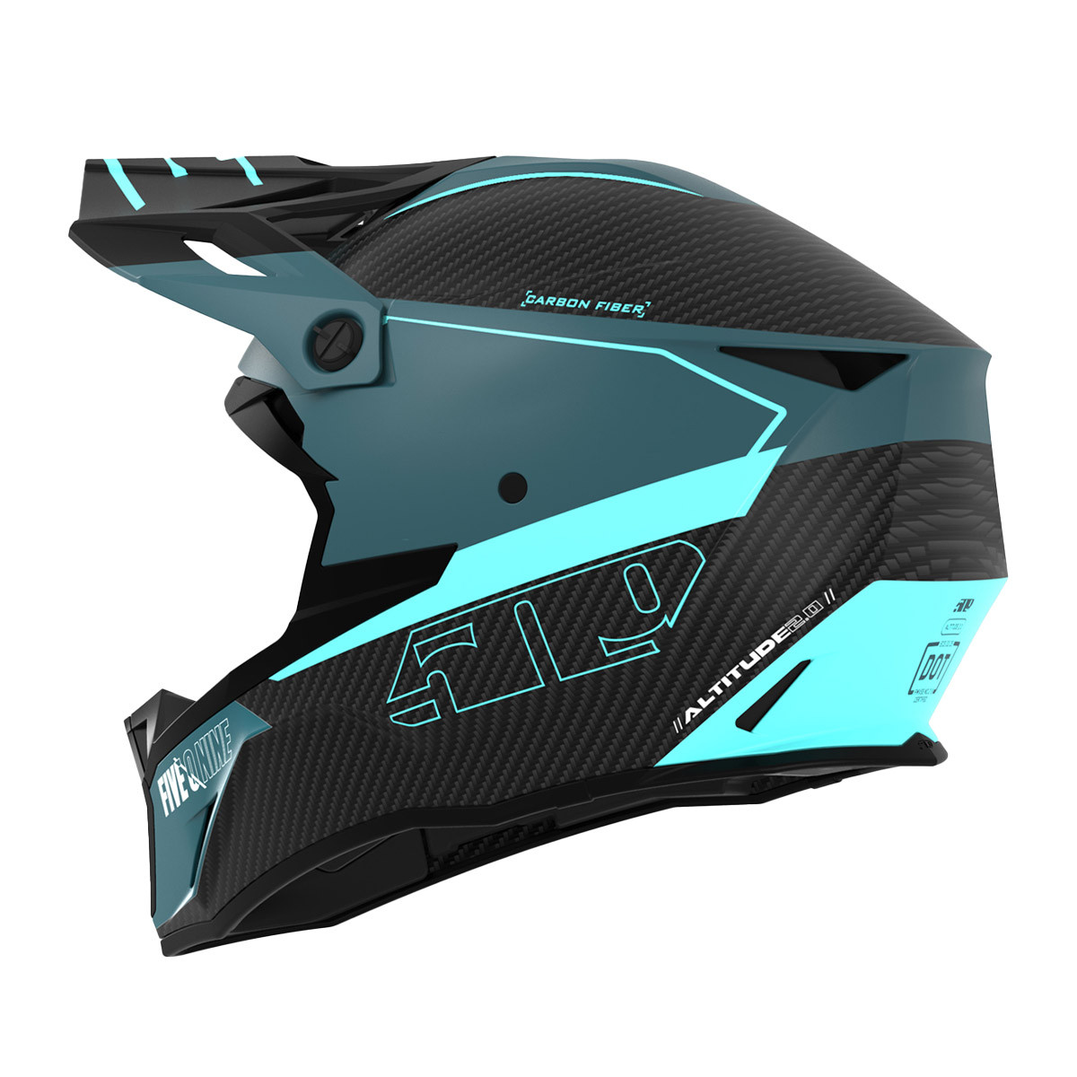 509 Altitude 2.0 Carbon Fiber Helmet - Sharkskin