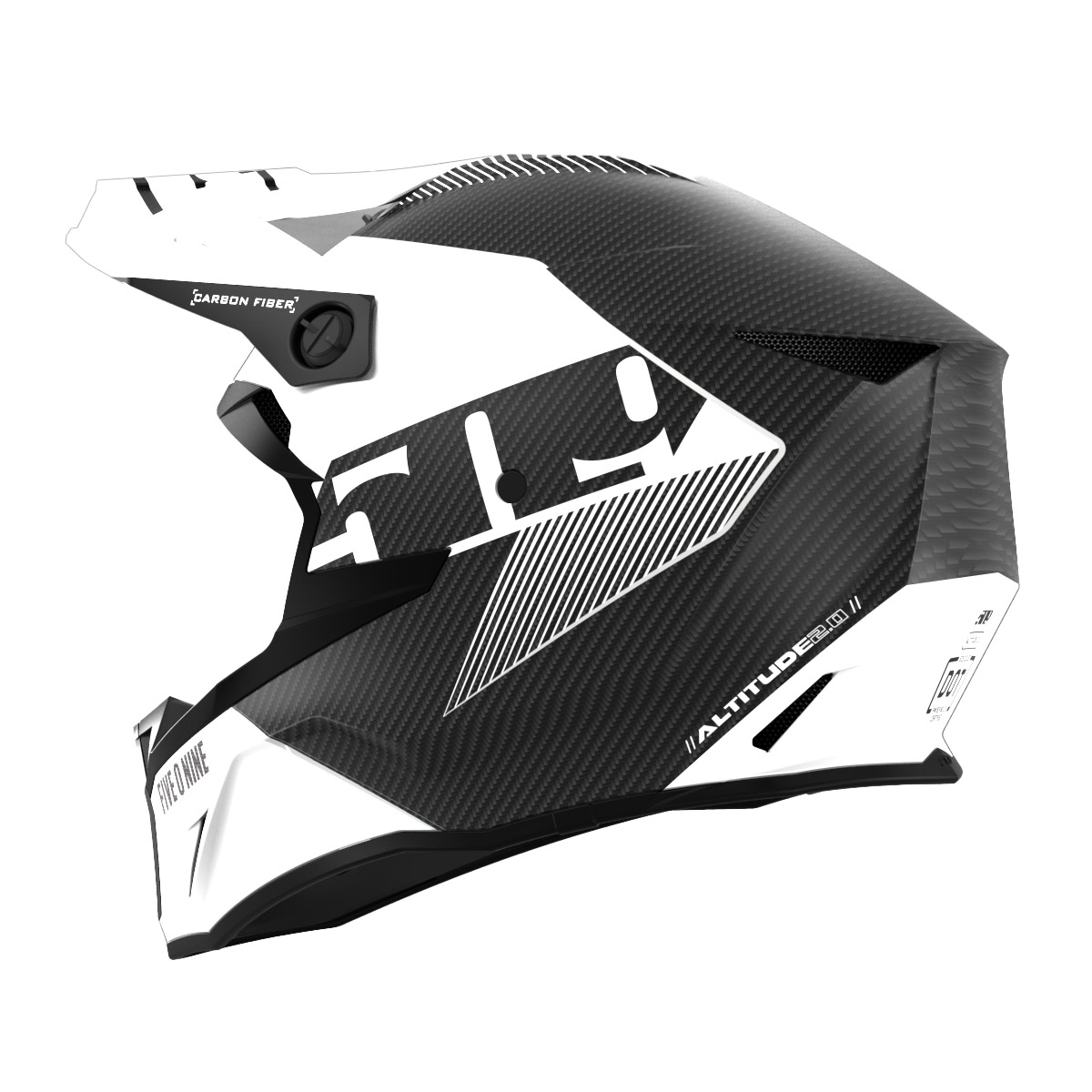509 Altitude 2.0 Carbon Fiber Helmet - Storm Chaser