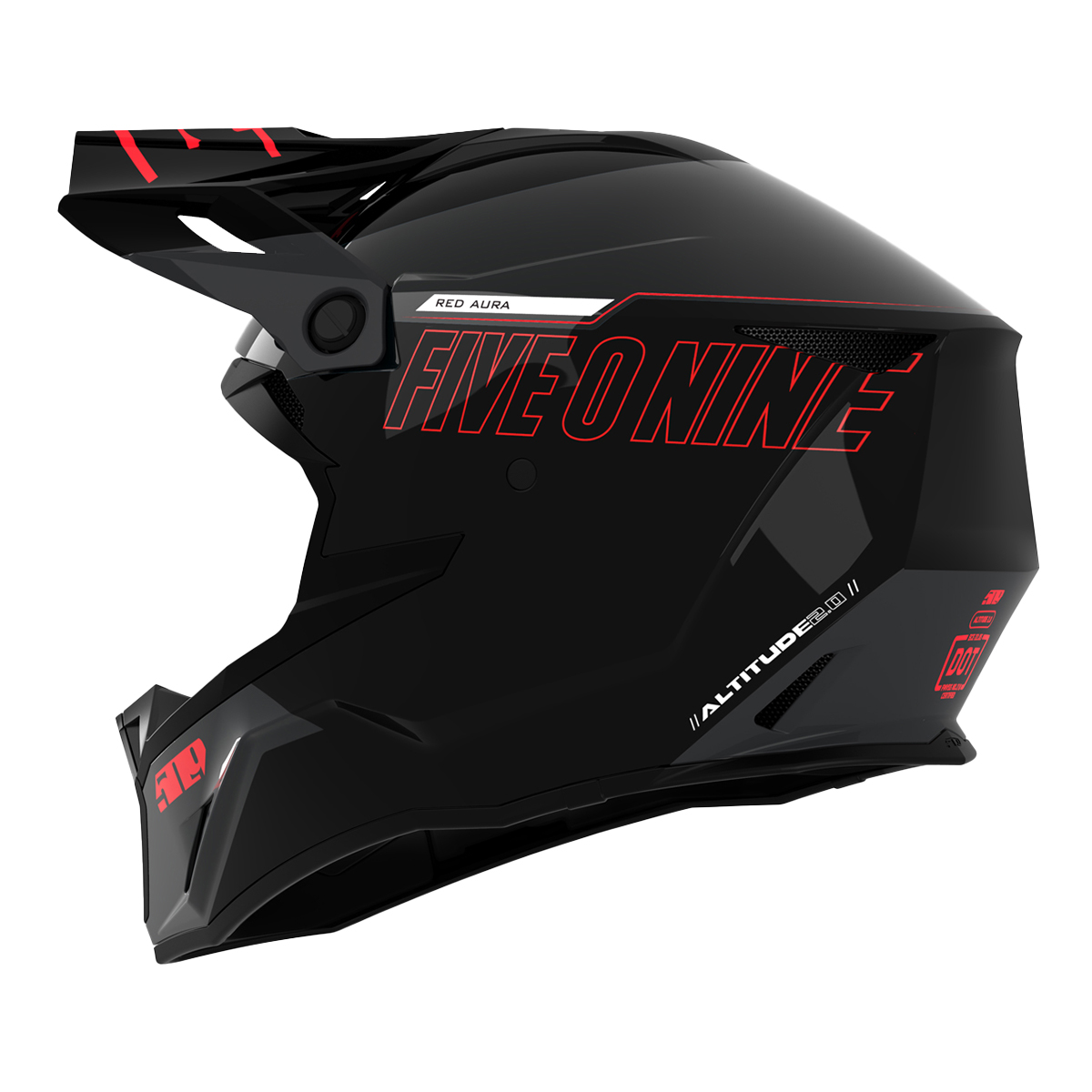 509 Altitude 2.0 Helmet (ECE) - Red Aura