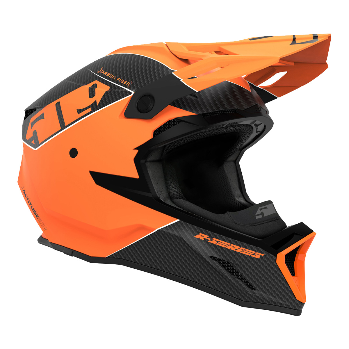 509 Altitude 2.0 Carbon Fiber R-Series Helmet - Orange | SnowBigDeal