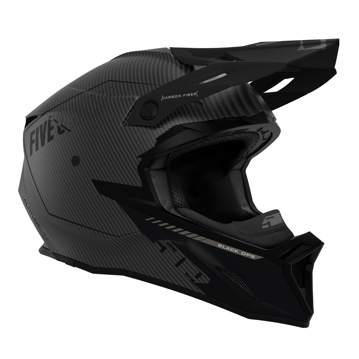 509 Altitude 2.0 Carbon Fiber 3K Hi-Flow Helmet (ECE) - Black Ops