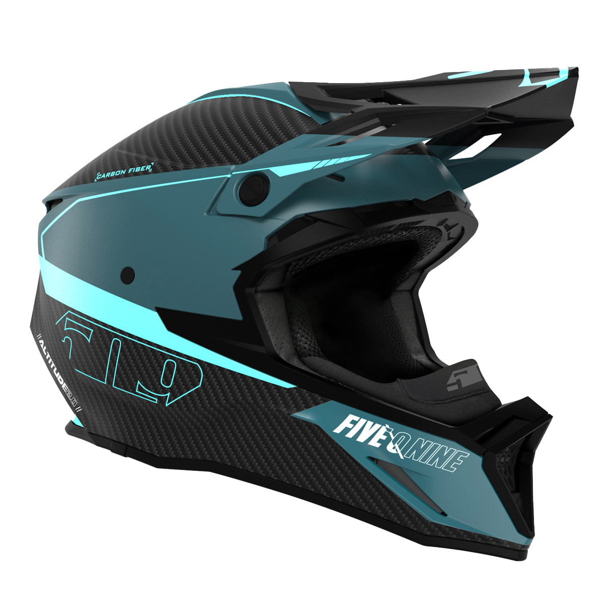 509 Altitude 2.0 Carbon Fiber 3K Hi-Flow Helmet (ECE) - Sharkskin