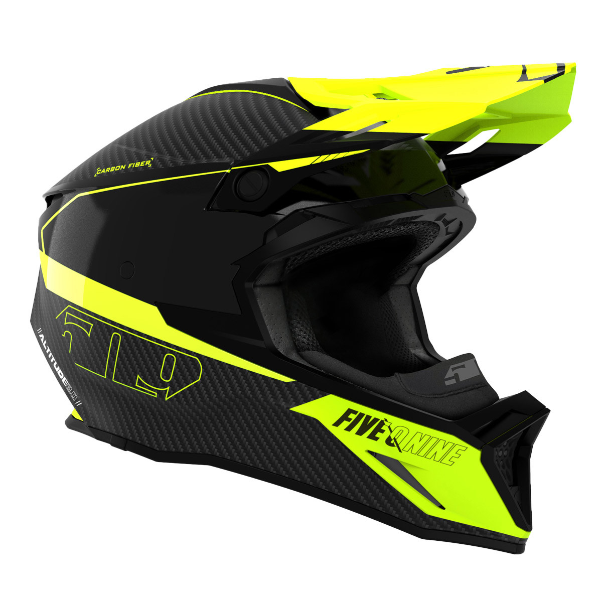 509 Altitude 2.0 Carbon Fiber 3K Hi-Flow Helmet (ECE) - Acid Green