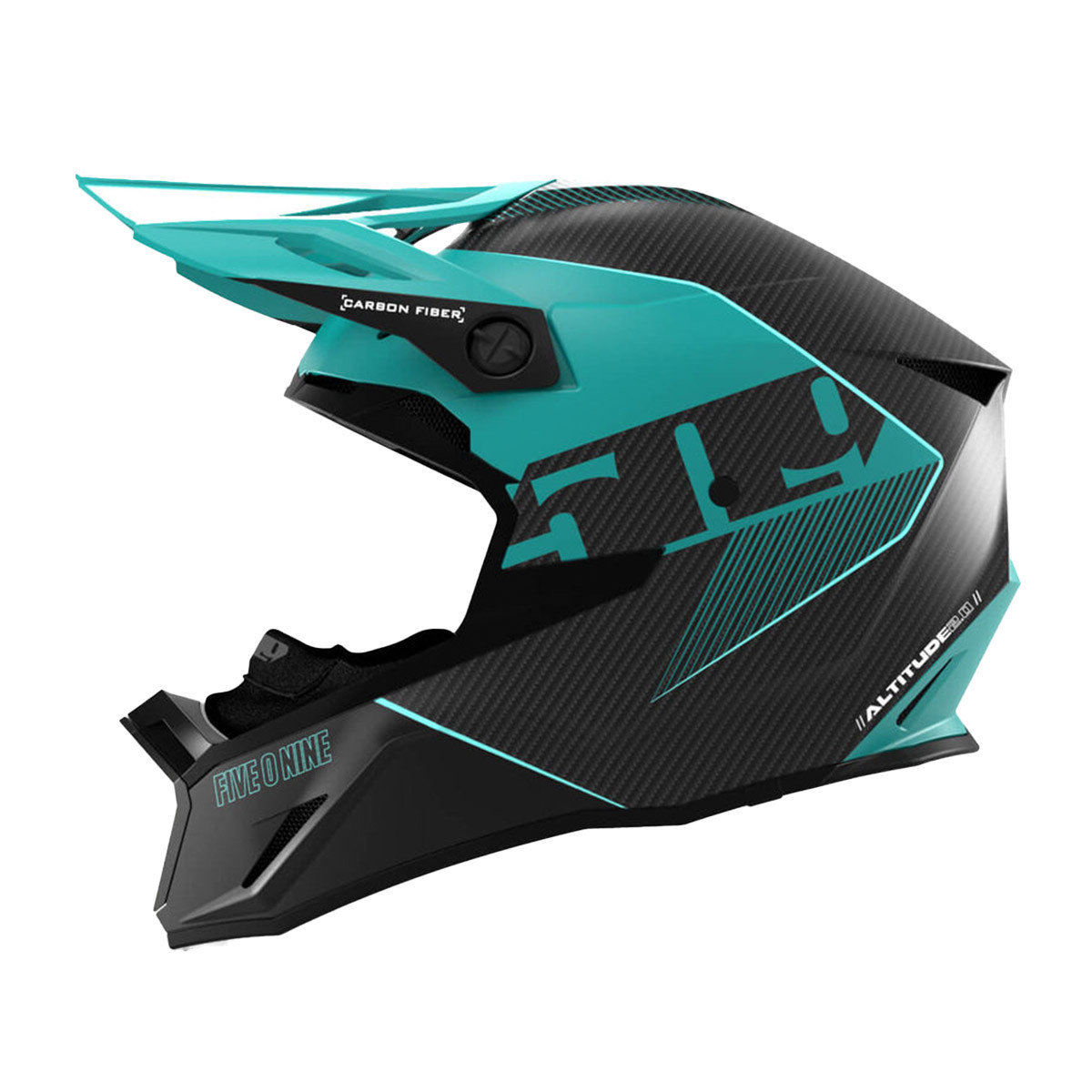 509 Altitude 2.0 Carbon Fiber 3K Hi-Flow Helmet (ECE) - Emerald