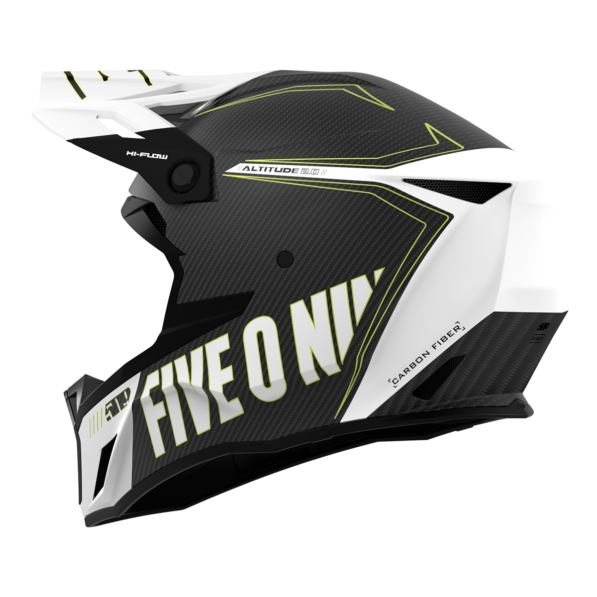 509 Altitude 2.0 Carbon Fiber 3K Hi-Flow Helmet (ECE) - Storm Chaser - 509-F01009900-801