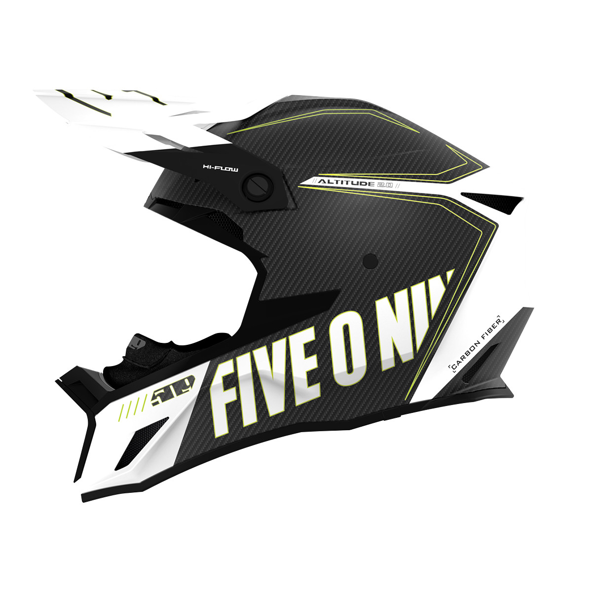 509 Altitude 2.0 Carbon Fiber 3K Hi-Flow Helmet (ECE) - Storm Chaser - 509-F01009900-801