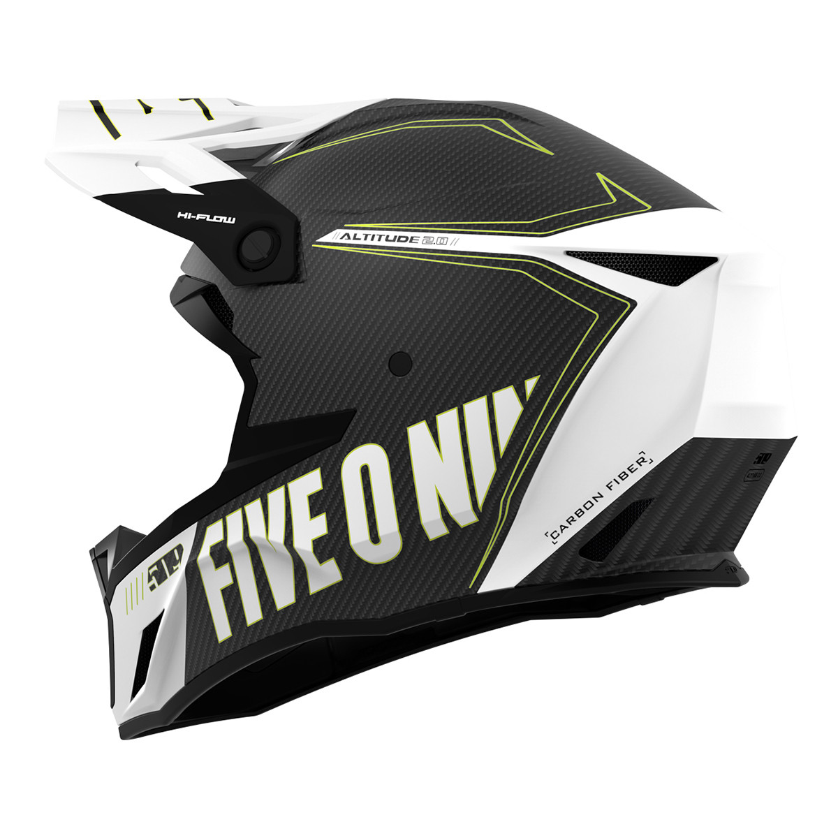 509 Altitude 2.0 Carbon Fiber 3K Hi-Flow Helmet (ECE) - Storm Chaser - 509-F01009900-801