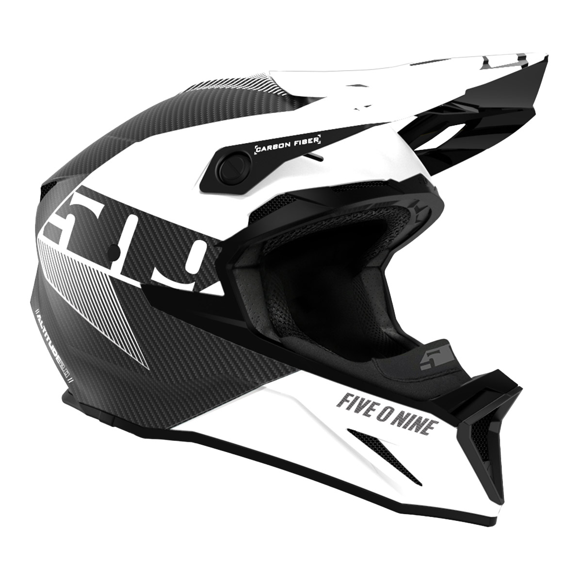 509 Altitude 2.0 Carbon Fiber 3K Hi-Flow Helmet (ECE) - Storm Chaser - 509-F01009900-802
