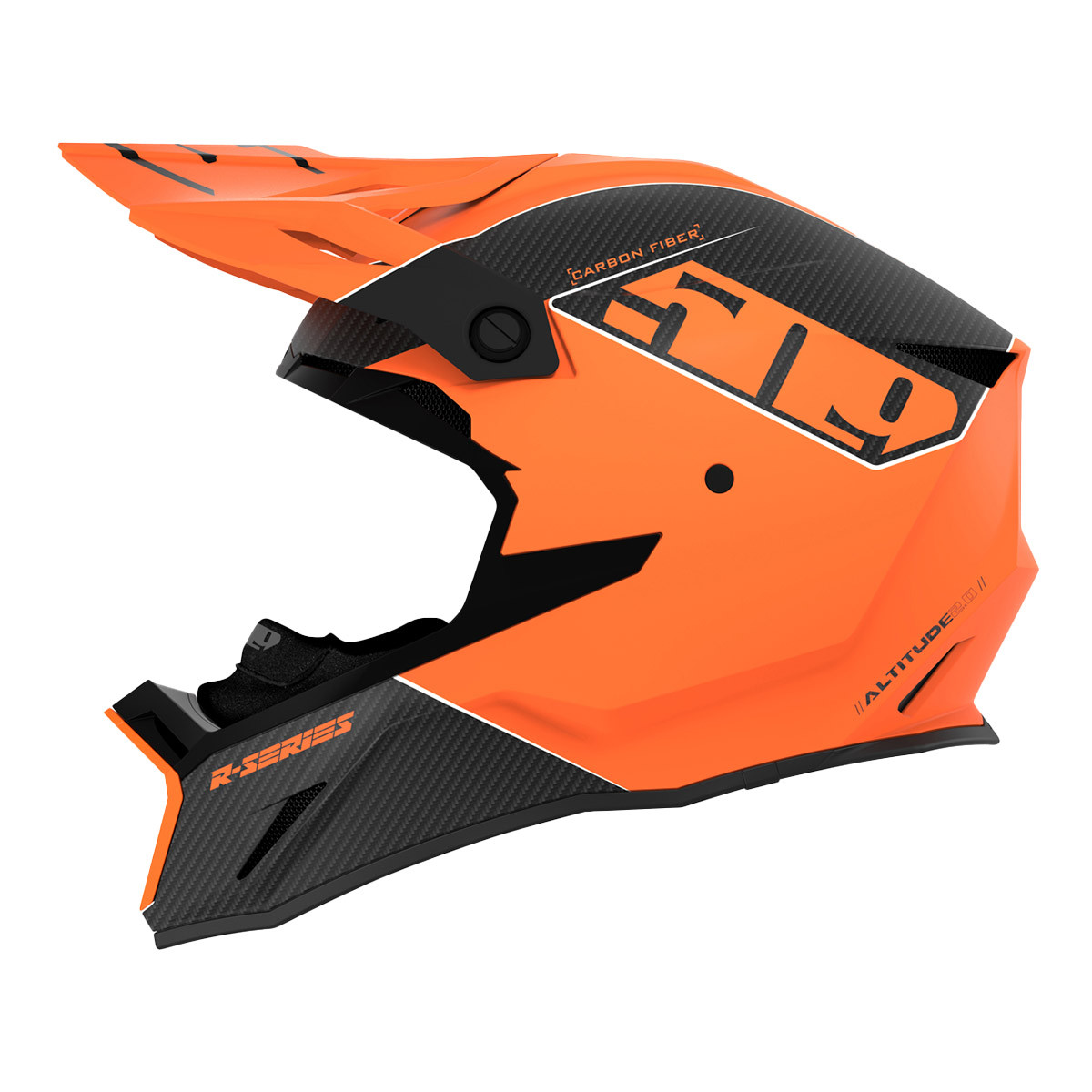 509 Altitude 2.0 Carbon Fiber 3K R-Series Helmet (ECE) - Orange